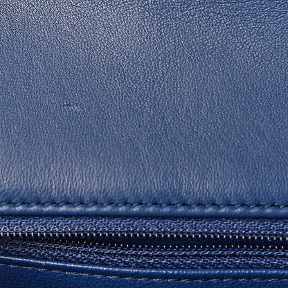 Chanel Lambskin Quilted Mini Rectangular Flap Blue 10 of 12