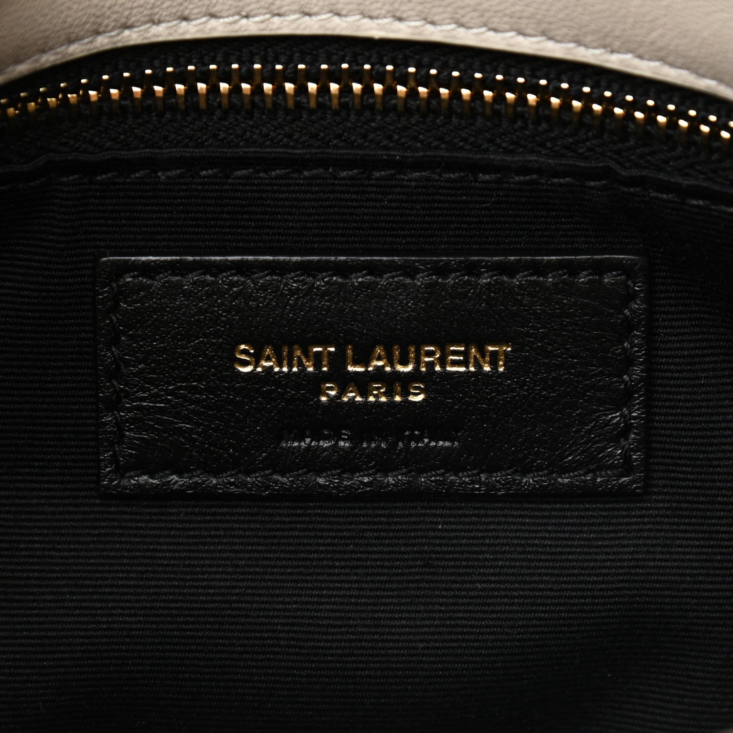 Saint Laurent Lambskin Quilted Small Loulou Puffer Monogram Chain Satchel Blanc Vintage 6 of 9