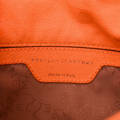 Stella McCartney Shaggy Deer Mini Falabella Crossbody Neon Orange 6 of 11