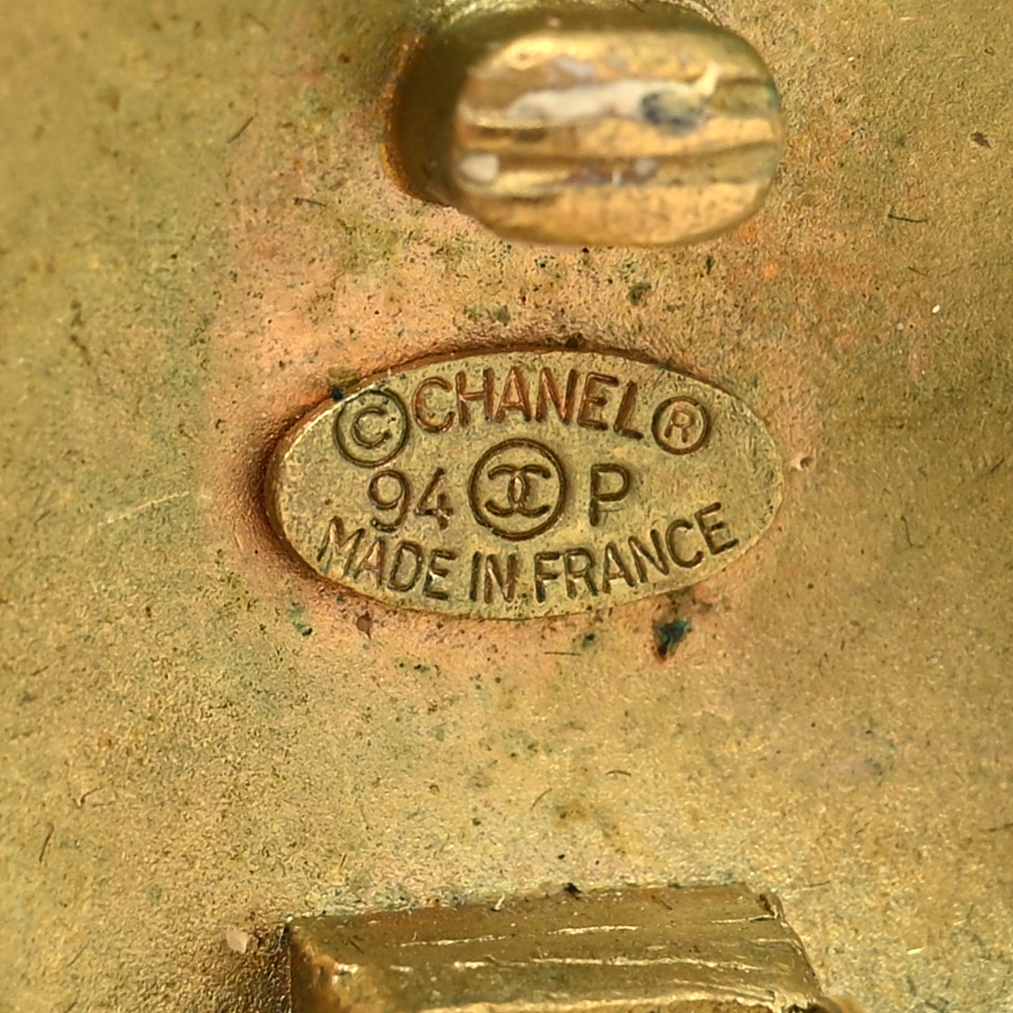 Coco Chanel Clip On Earrings Gold