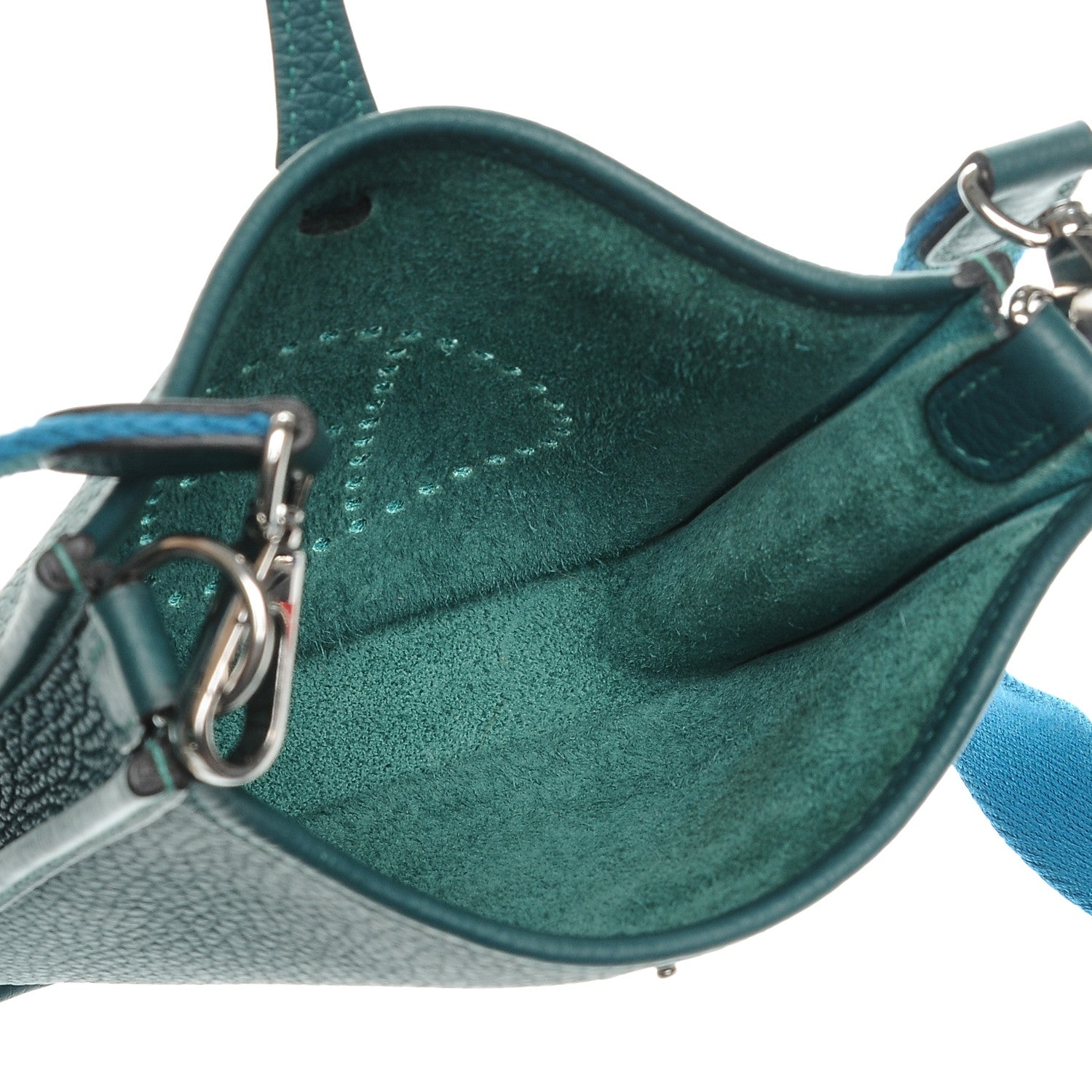 Hermes Taurillon Clemence Evelyne III TPM Malachite 5 of 8