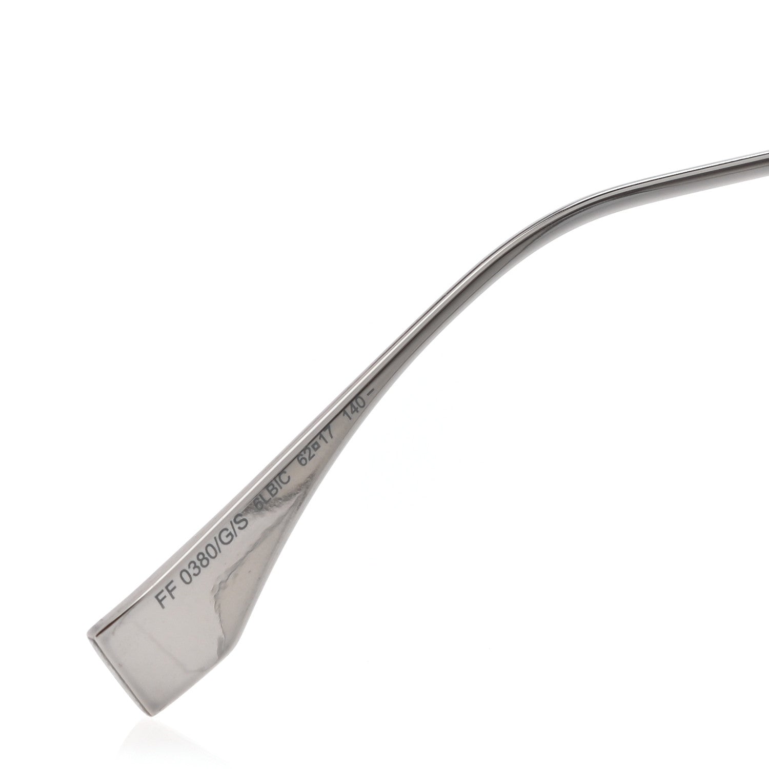 Fendi Crystal Freedom Sunglasses 0380G/S Silver 6 of 7
