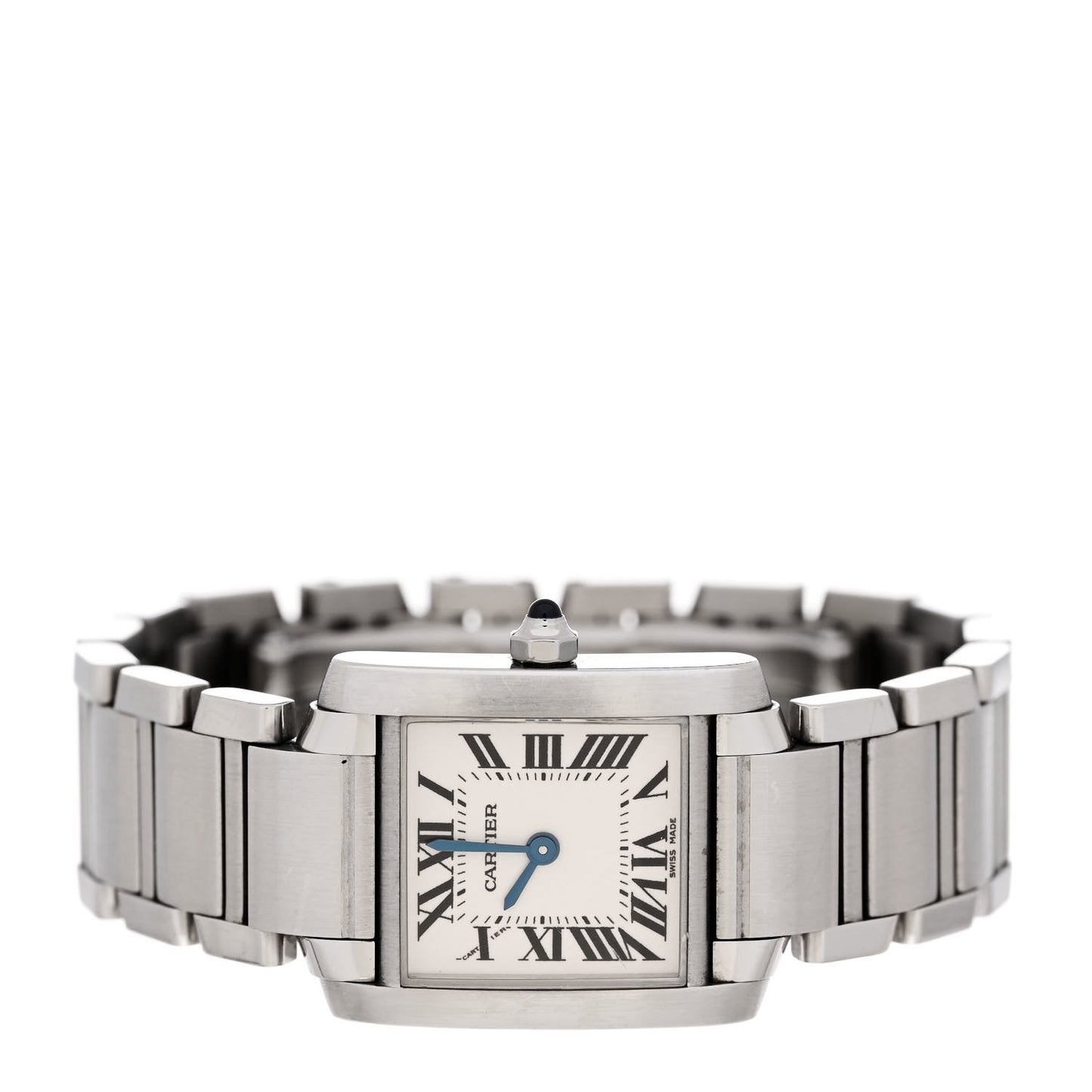 Stainless Steel 20mm Tank Francaise Quartz Watch