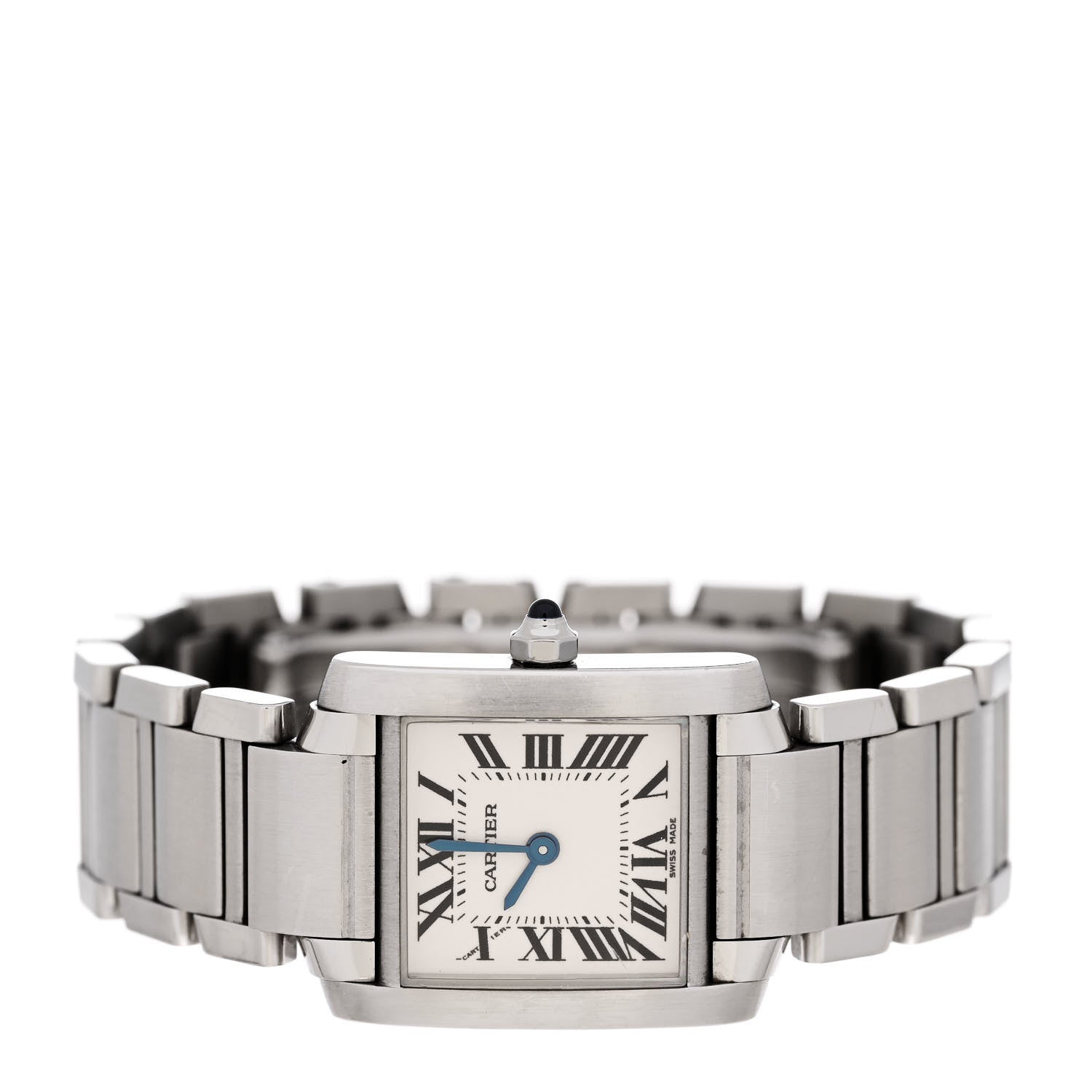 Cartier Stainless Steel 20mm Tank Francaise Quartz Watch 2 of 5