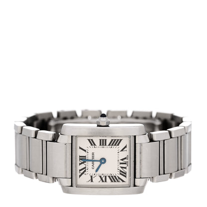 Cartier Stainless Steel 20mm Tank Francaise Quartz Watch 2 of 5