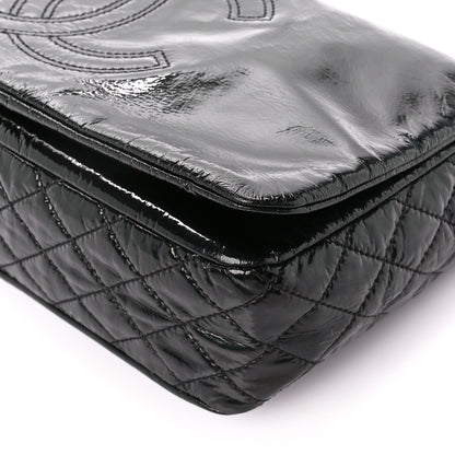 Chanel Vinyl XL Rock and Chain Flap Black 11 of 11