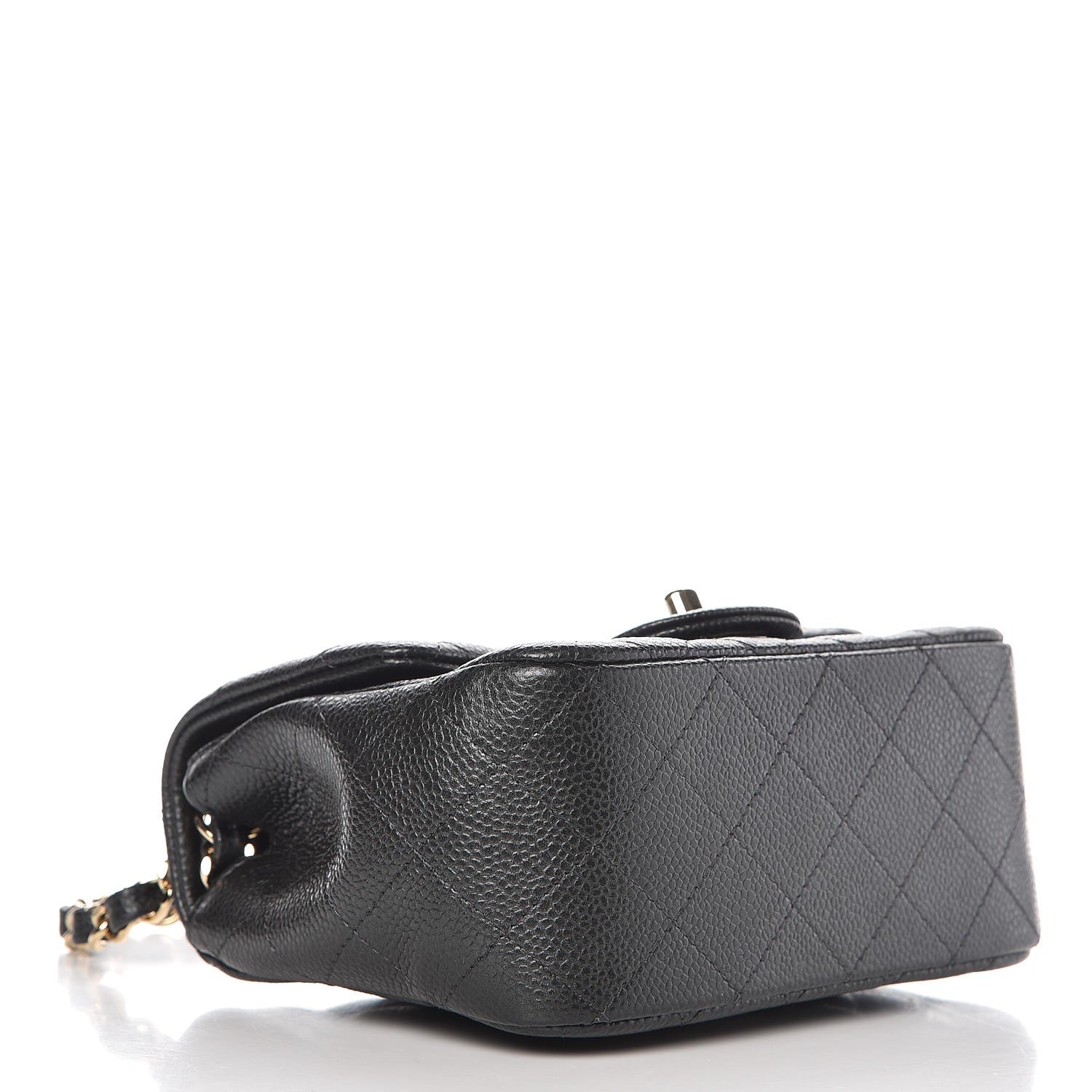 Chanel Caviar Quilted Mini Square Flap Dark Grey 4 of 8