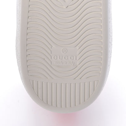 Gucci Calfskin Ayers Embroidered Web Mens Ace Removable Patches High Top Sneakers 11 White 7 of 8
