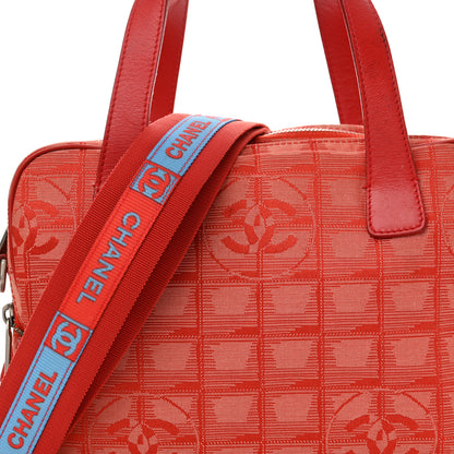 Chanel Nylon Small Travel Tote Red 9 of 20