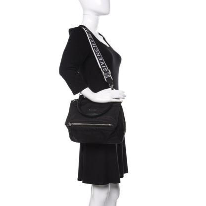Givenchy Nylon Small Pandora Logo Strap Black 2 of 12