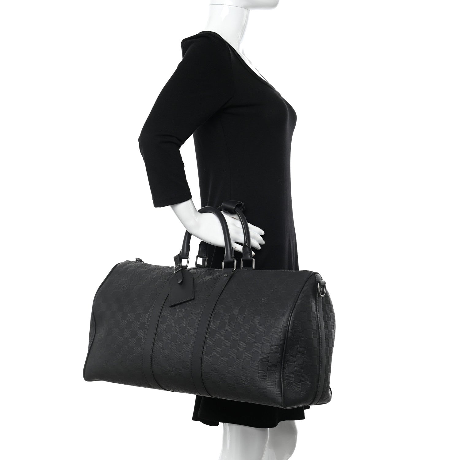 Louis Vuitton Damier Infini Keepall Bandouliere 45 Onyx 2 of 12