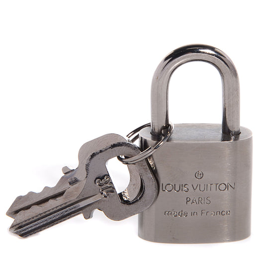 Brushed Titanium Lock and Key Set