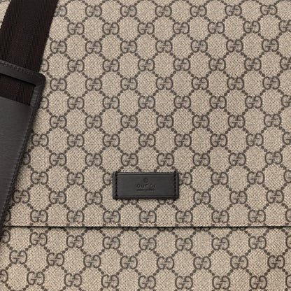 Gucci GG Plus Monogram Messenger Diaper Bag Dark Brown 8 of 10