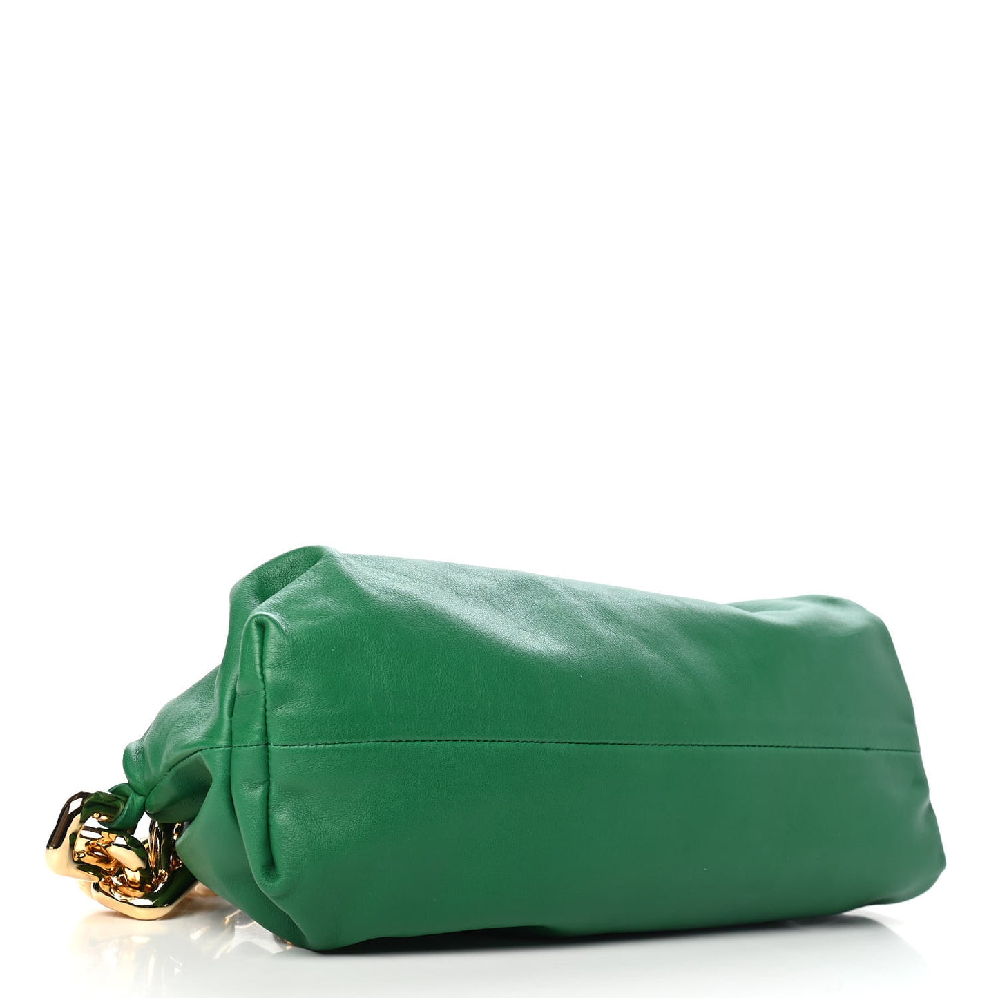 Calfskin The Pouch Chain Racing Green