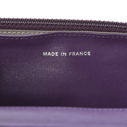 Chanel Patent Quilted Brilliant Wallet On Chain WOC Violet 8 of 10