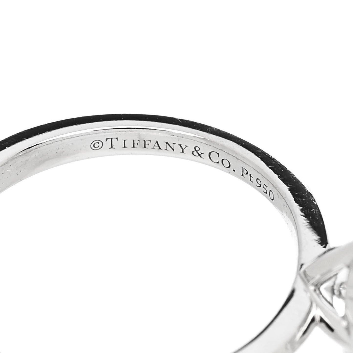 Platinum Diamond 1.54ct Solitaire Engagement Ring 46 3.75