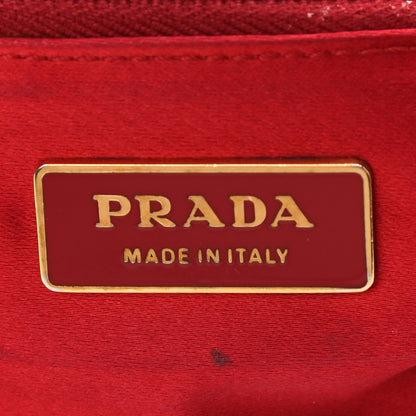 Prada Saffiano Bauletto Fuoco 6 of 11
