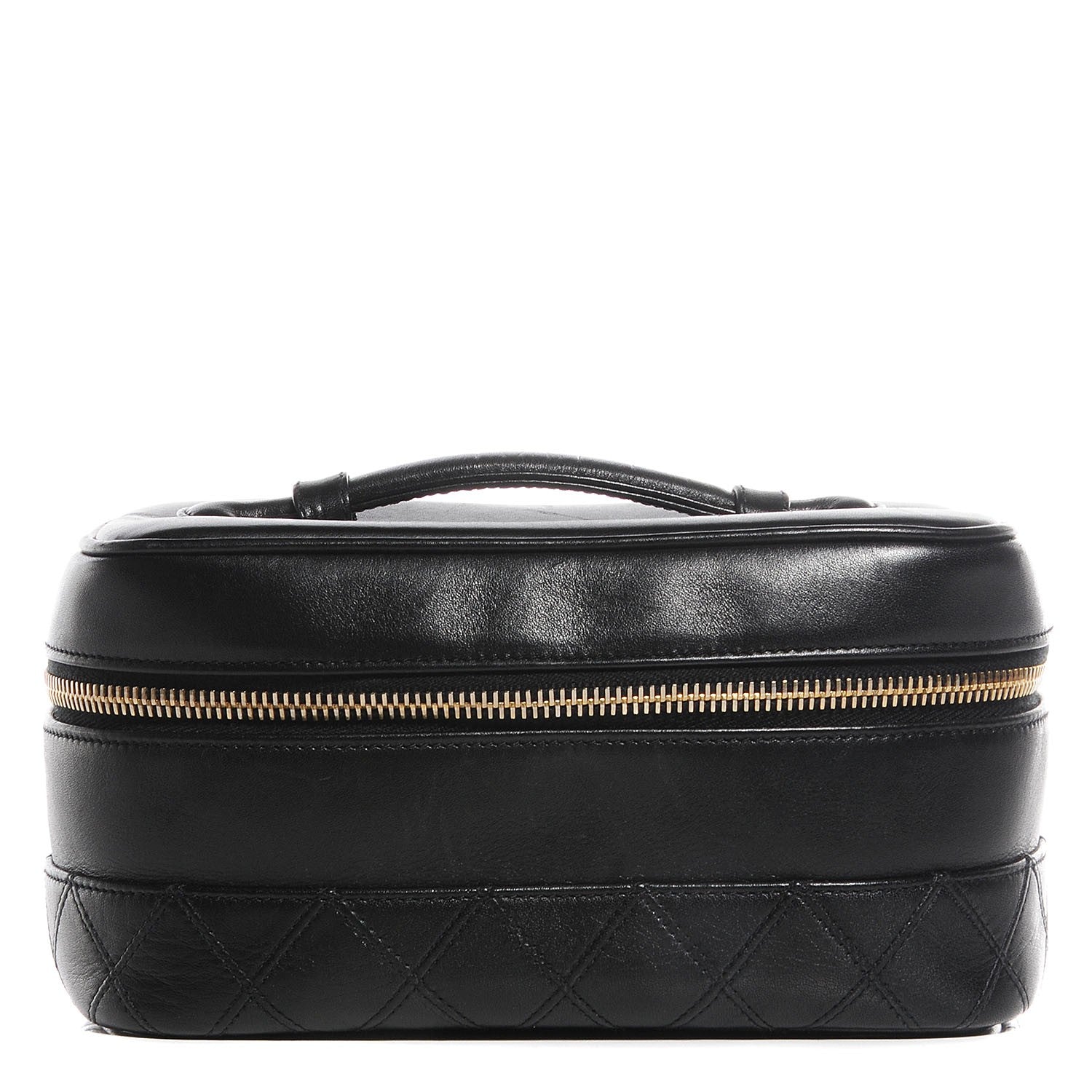 Chanel Calfskin Vanity Cosmetic Case Black 1 of 9