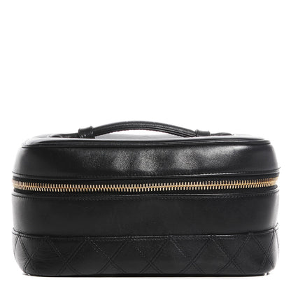 Chanel Calfskin Vanity Cosmetic Case Black 1 of 9