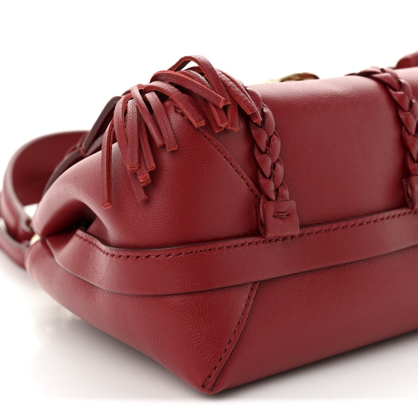Nappa Mini Penelope Soft Shoulder Bag Red