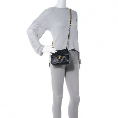 Chanel Lambskin Quilted Mini Square Flap Black 2 of 10