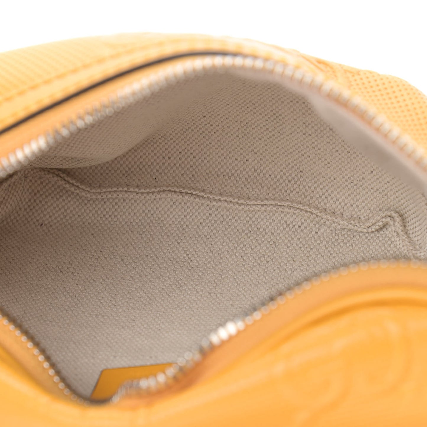 Calfskin GG Tennis Embossed Belt Bag Crop
