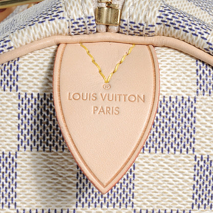 Louis Vuitton Damier Azur Speedy 35 8 of 8