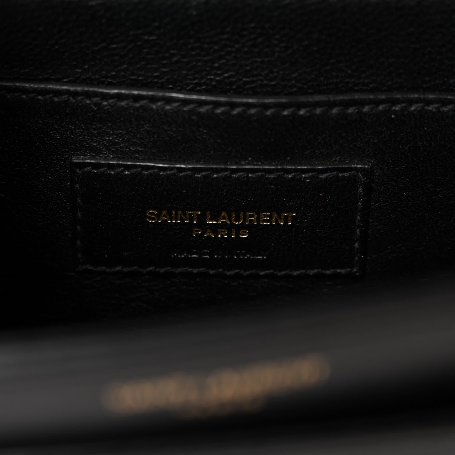 Saint Laurent Box Calfskin Monogram Medium Solferino Satchel Black 6 of 10