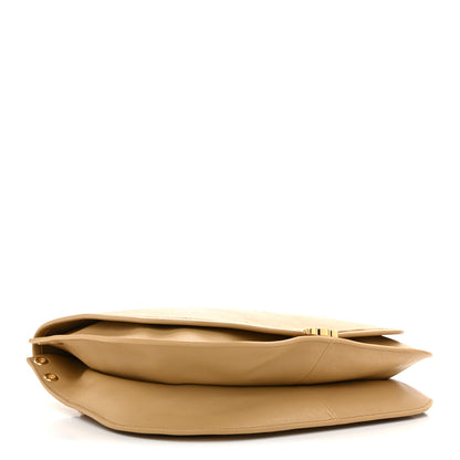 Celine Shiny Lambskin Soft Triomphe Besace Bag Sandcastle 4 of 12