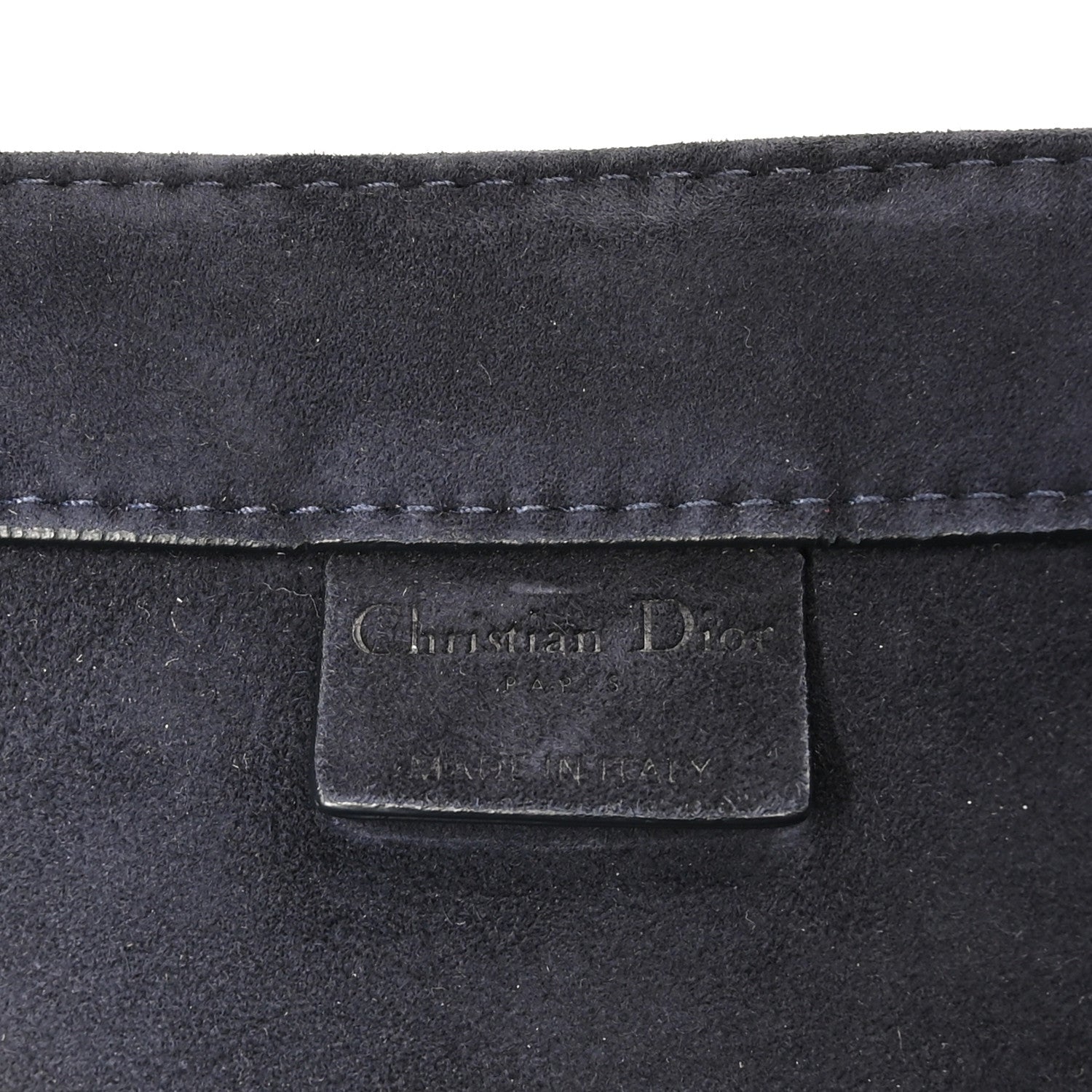 Christian Dior Suede Large L'Air Book Tote Black 6 of 12