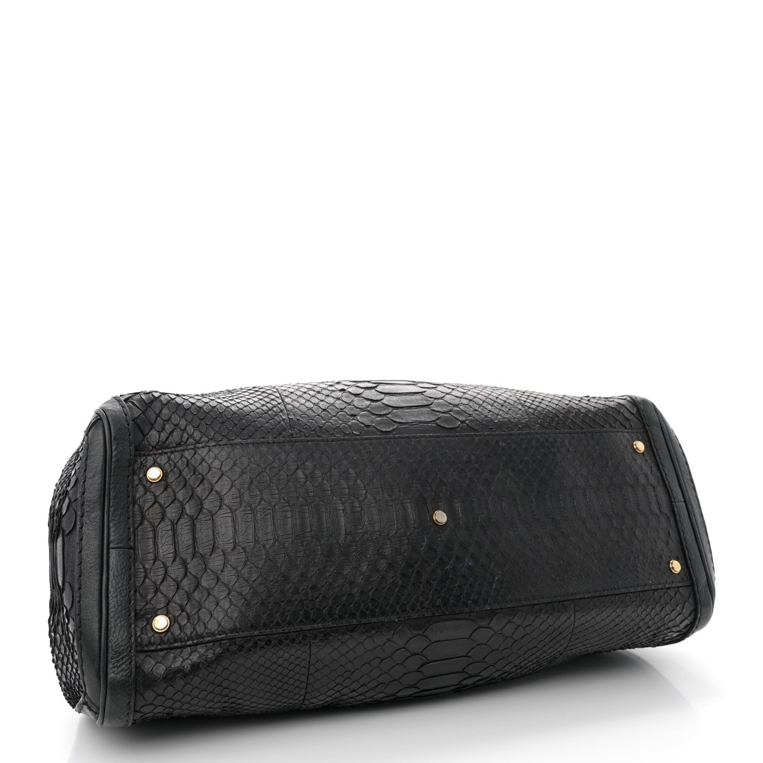 Gucci Snakeskin Large GG Running Tote Black 4 of 16