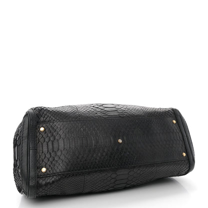Gucci Snakeskin Large GG Running Tote Black 4 of 16