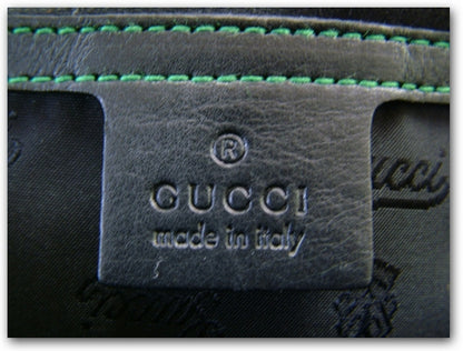 Gucci Dialux Queen Tote Green 10 of 11