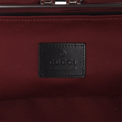 Gucci Calfskin Web Globe-Trotter Carry-On Black 5 of 10