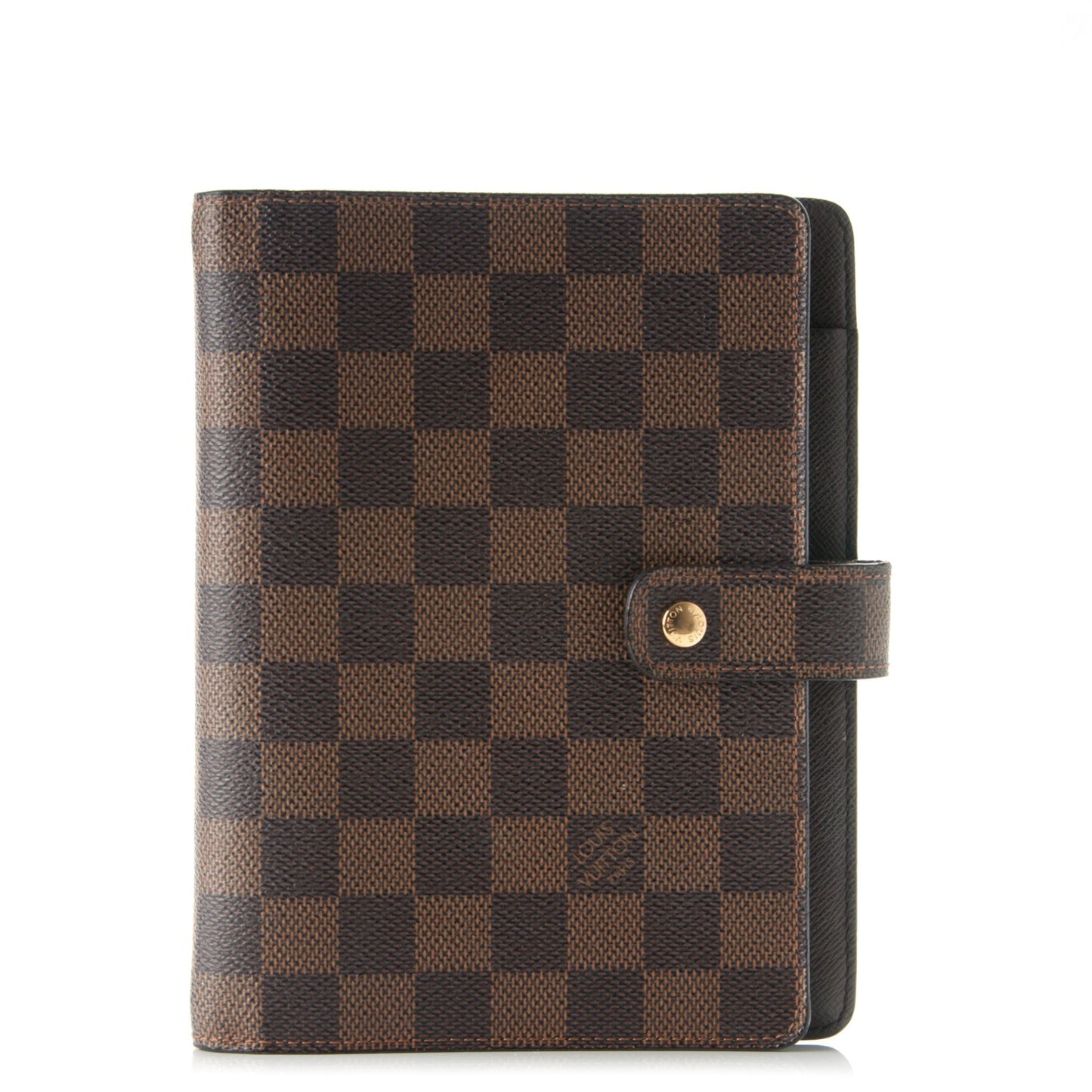 Damier Ebene Medium Ring Agenda Cover