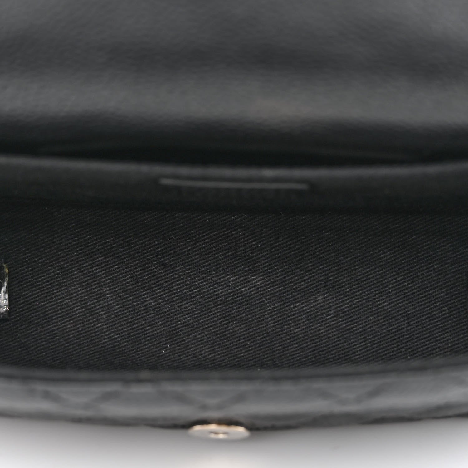 Chanel Grained Calfskin Quilted 2.55 Reissue Flap Belt Bag Clutch Black 5 of 14