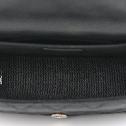 Chanel Grained Calfskin Quilted 2.55 Reissue Flap Belt Bag Clutch Black 5 of 14