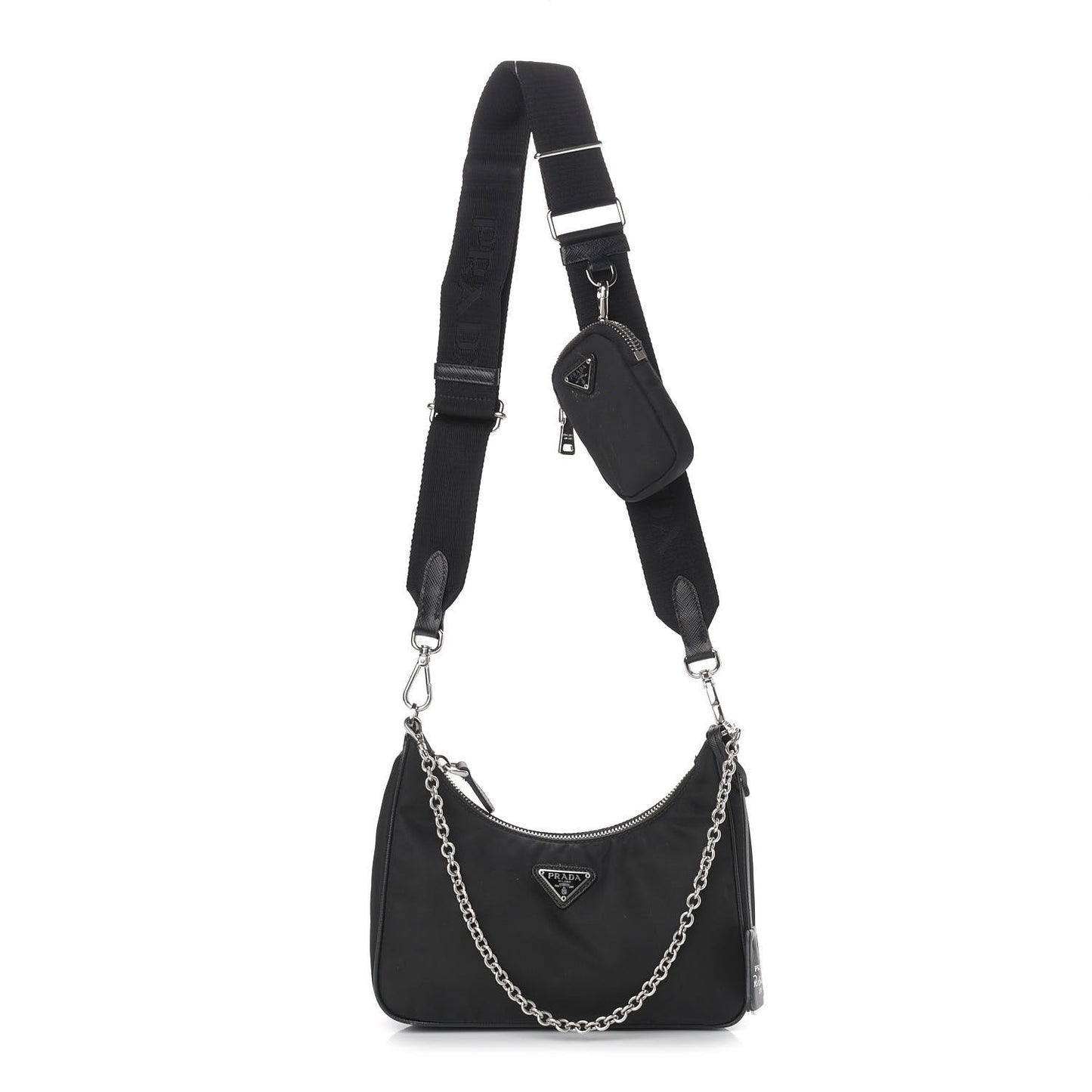 Nylon Re-Edition 2005 Shoulder Bag Black