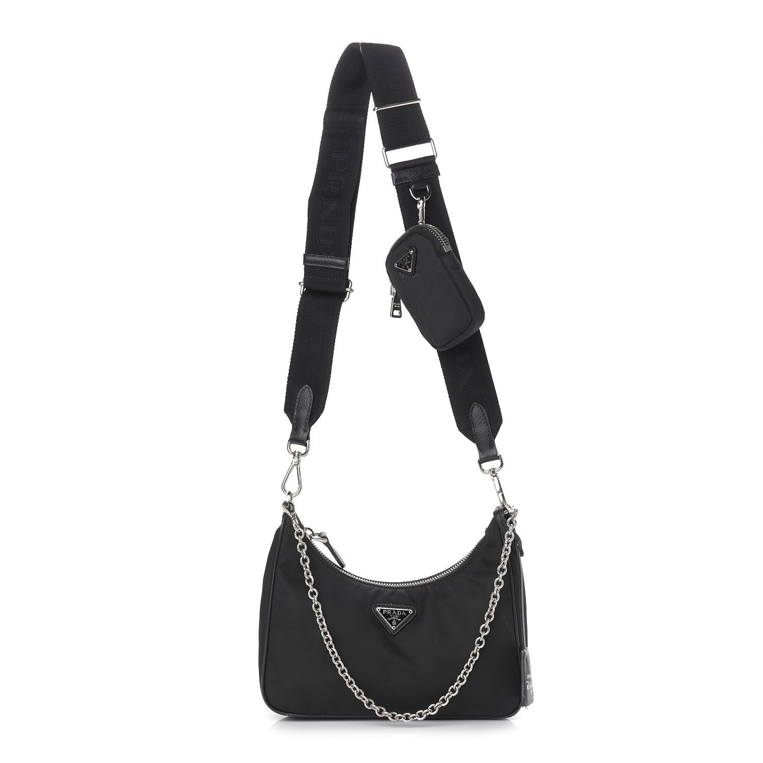 Prada Nylon Re-Edition 2005 Shoulder Bag Black 1 of 18