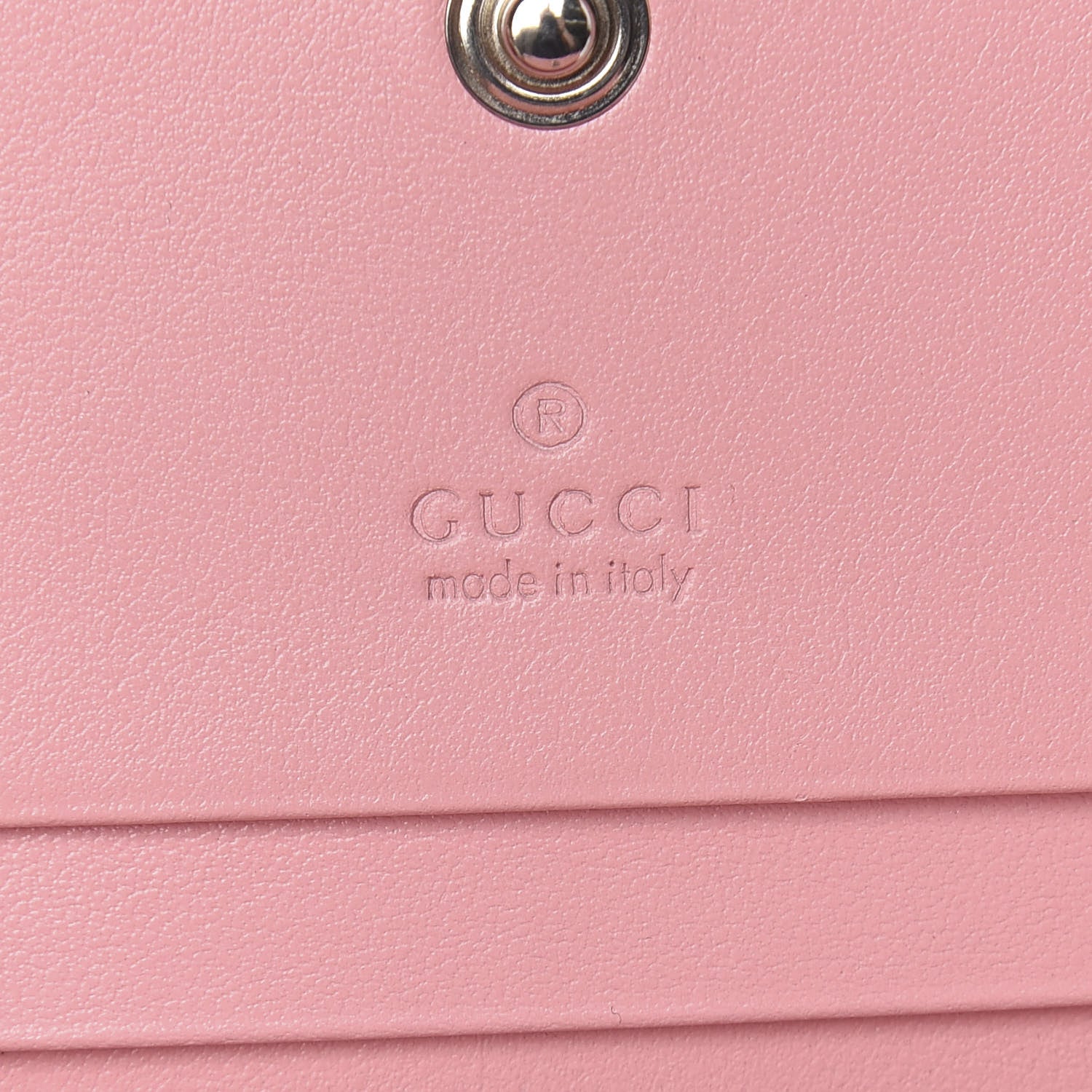 Gucci Calfskin Matelasse GG Marmont Mini Wallet On Chain Wild Rose 7 of 10