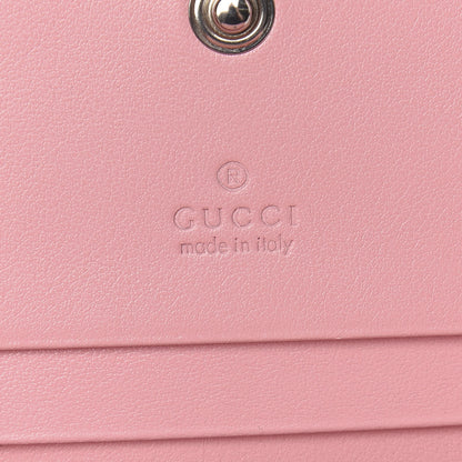 Gucci Calfskin Matelasse GG Marmont Mini Wallet On Chain Wild Rose 7 of 10