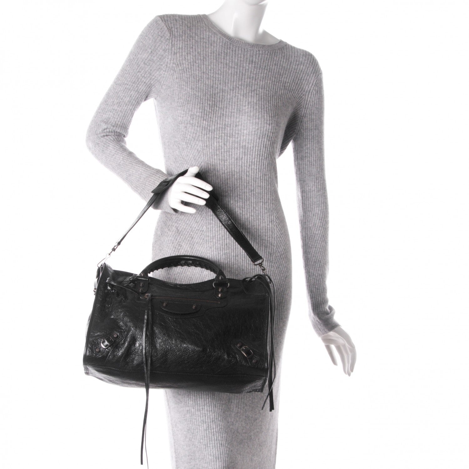 Balenciaga Agneau Classic Hardware City Black 4 of 7