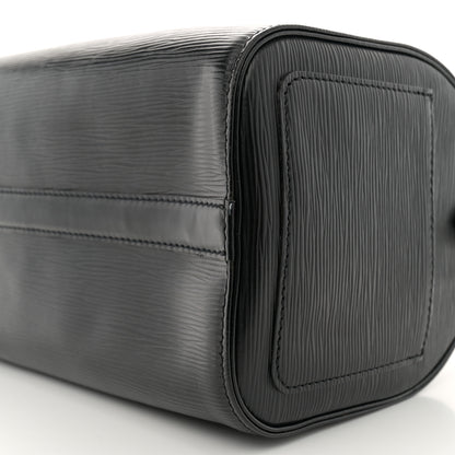 Louis Vuitton Epi Speedy 25 Black 10 of 16