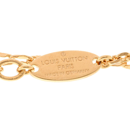 Louis Vuitton Metal Blooming Strass Necklace Gold 5 of 7