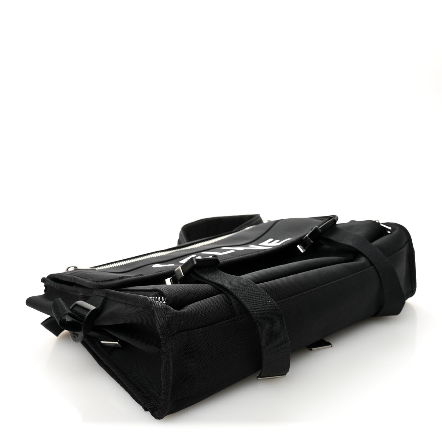 Canvas Trekking Large Messenger Bag Black