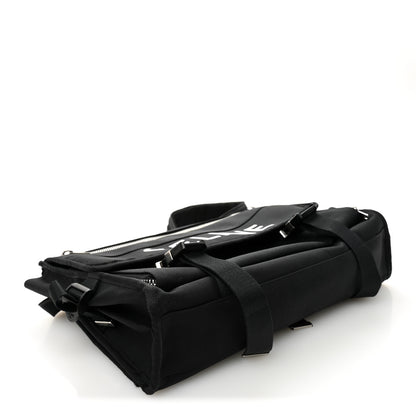Celine Canvas Trekking Large Messenger Bag Black 4 of 10