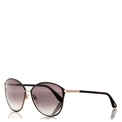 Tom Ford Penelope Vintage Round Sunglasses TF320 Brown 1 of 6