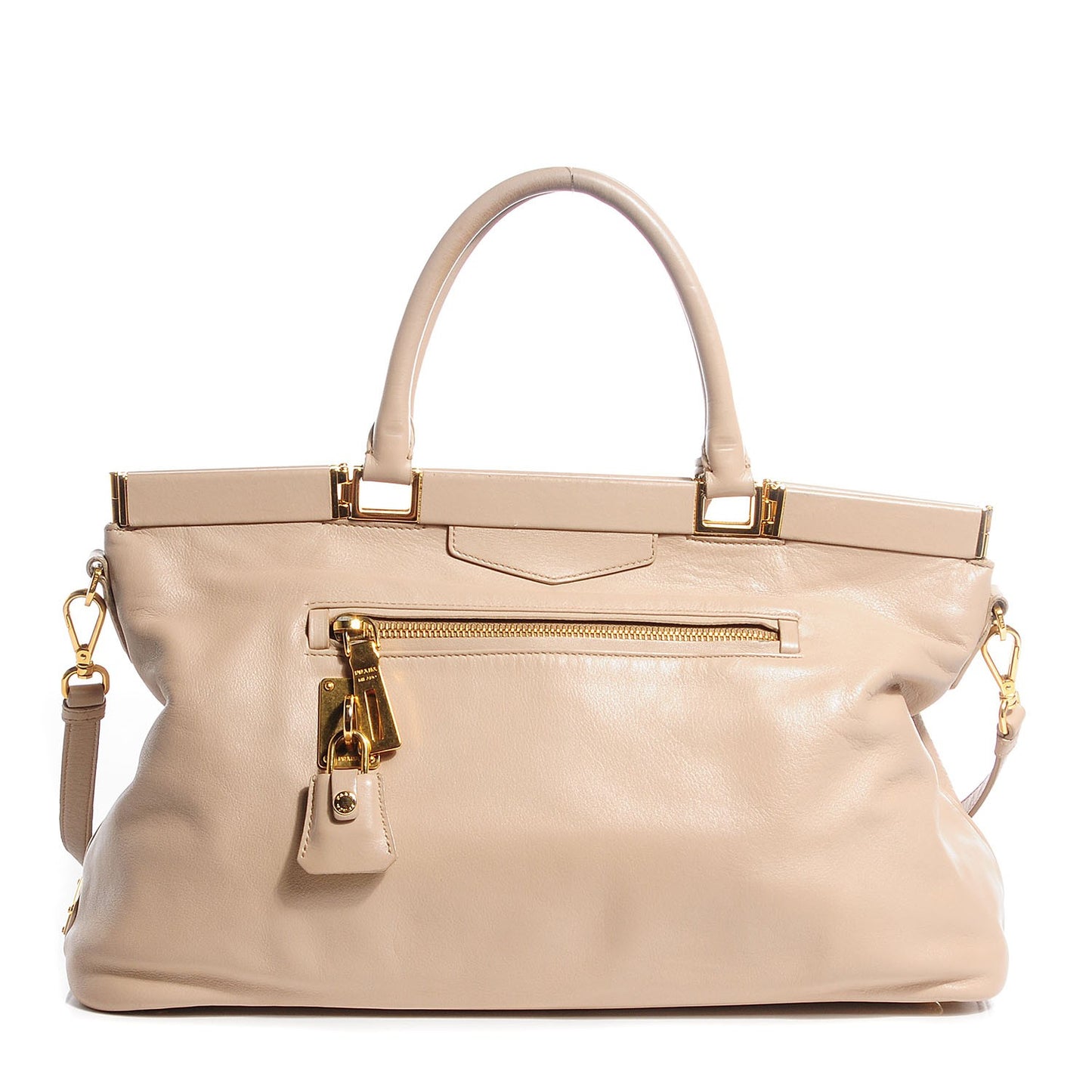 Soft Calf Shoulder Bag Quarzo
