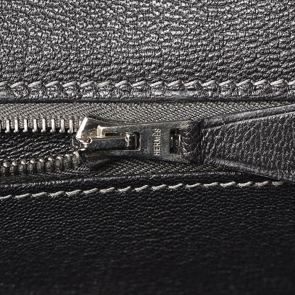 Hermes Shiny Porosus Crocodile Birkin 35 Graphite 12 of 38