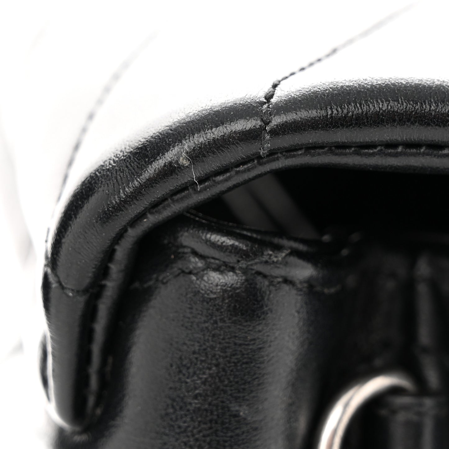 Calfskin Y Quilted Monogram Toy Loulou Crossbody Bag Black